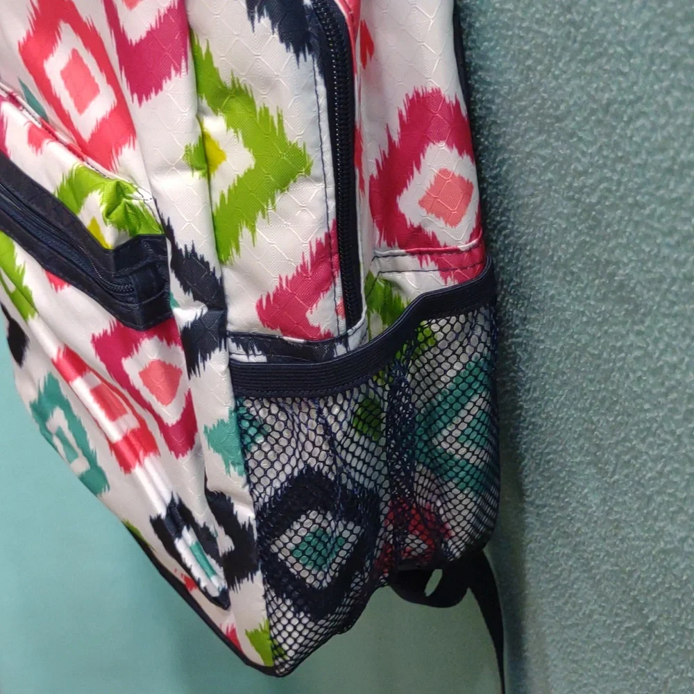 Thirty-one Going My Way Backpack zippers pockets Candy Corners Colorful NEW!